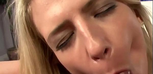  Model teen sucking dick and gets facial